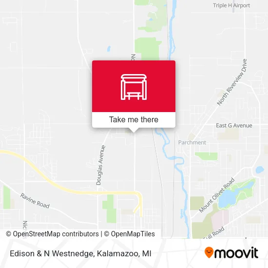Edison & N Westnedge map