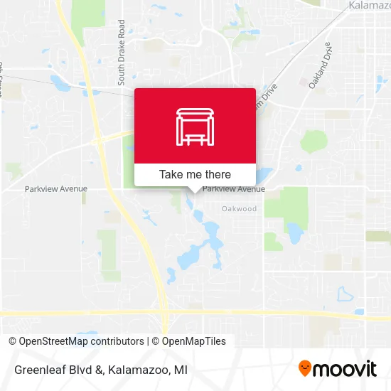 Greenleaf Blvd & map