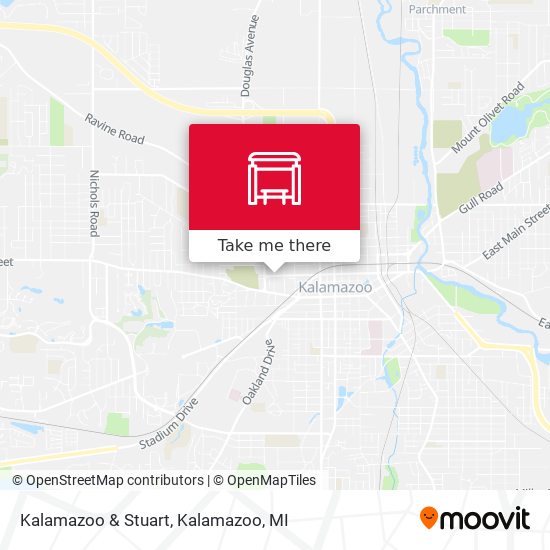 Kalamazoo & Stuart map