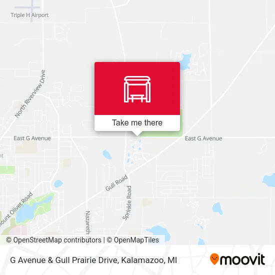 G Avenue & Gull Prairie Drive map