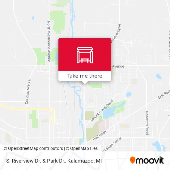 S. Riverview Dr. & Park Dr. map