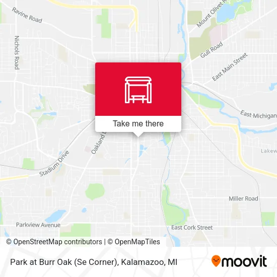 Mapa de Park at Burr Oak (Se Corner)