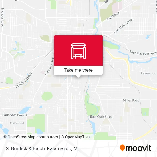 S. Burdick & Balch map