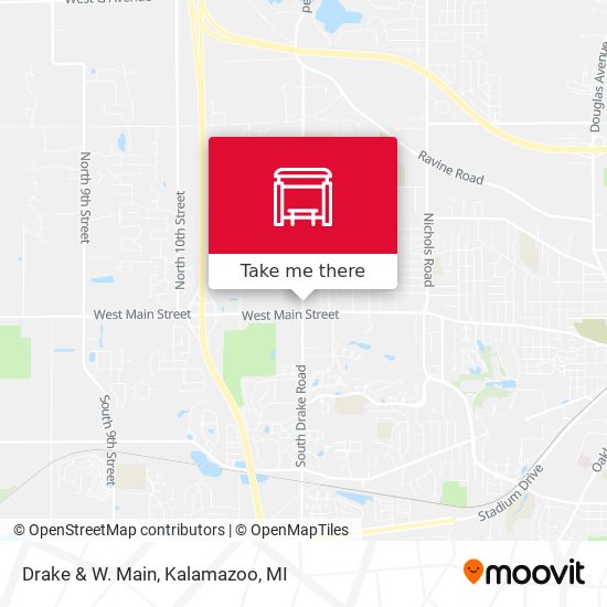 Drake & W. Main map