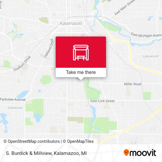 S. Burdick & Millview map