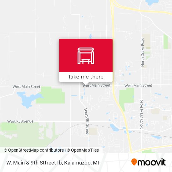 W. Main & 9th Sttreet Ib map