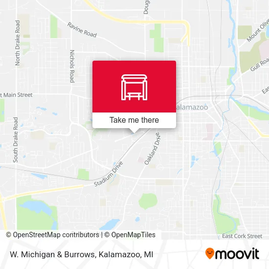 W. Michigan & Burrows map