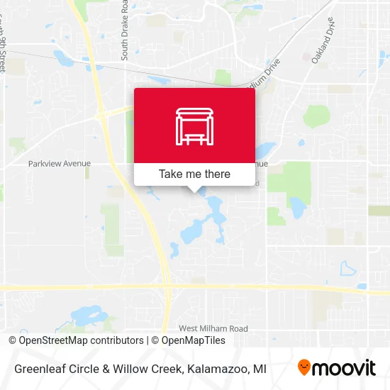 Mapa de Greenleaf Circle & Willow Creek