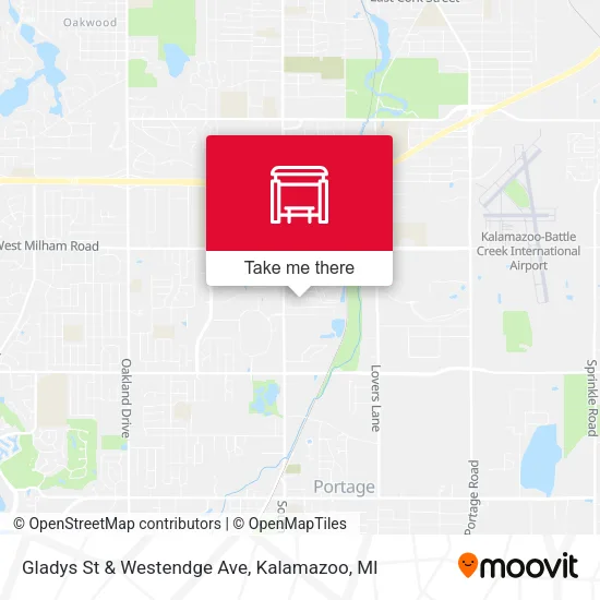 Mapa de Gladys St & Westendge Ave