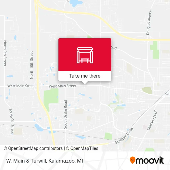 W. Main & Turwill map