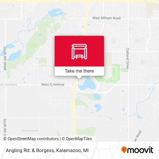 Angling Rd. & Borgess map