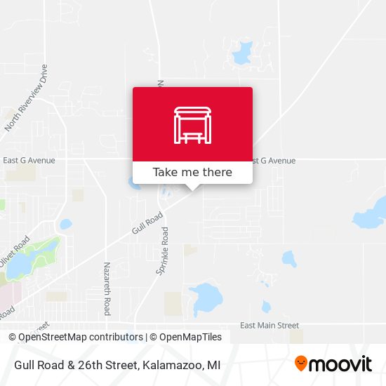 Gull Road & 26th Street map