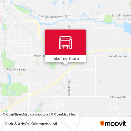 Cork & Arby's map