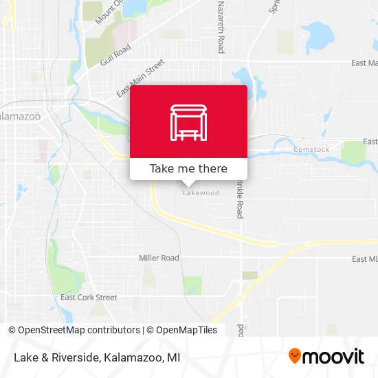 Lake & Riverside map