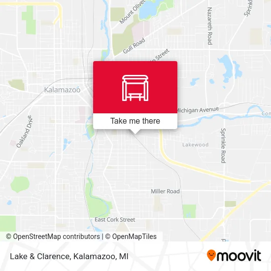 Lake & Clarence map
