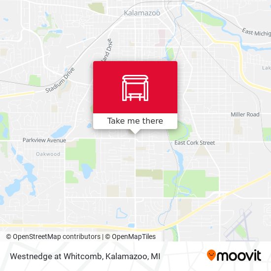 Westnedge at Whitcomb map