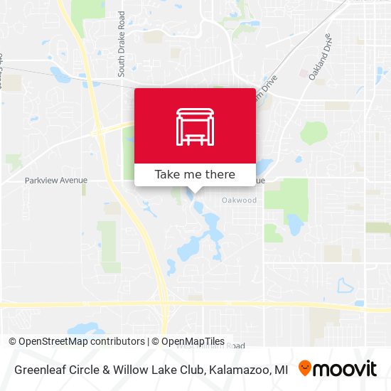 Greenleaf Circle & Willow Lake Club map