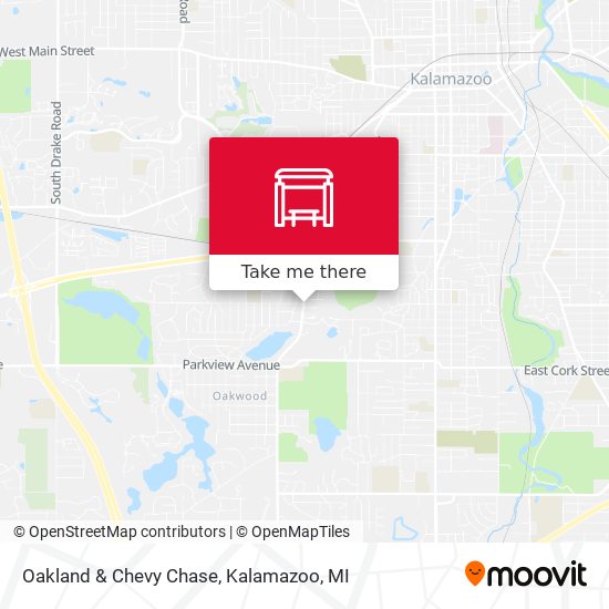 Oakland & Chevy Chase map