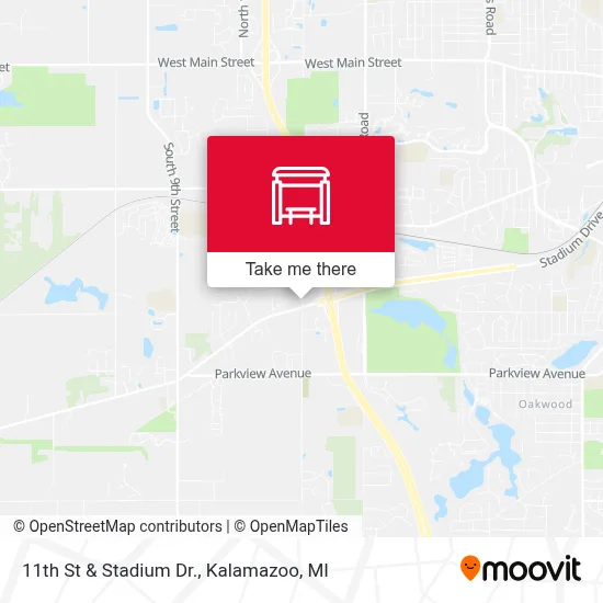 11th St & Stadium Dr. map