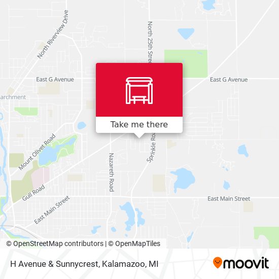 H Avenue & Sunnycrest map