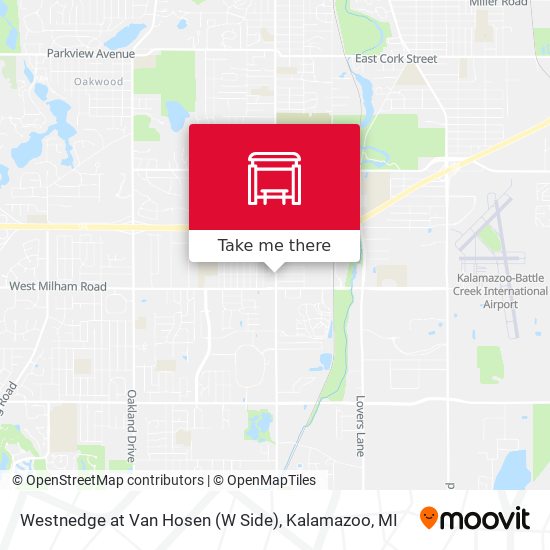 Westnedge at Van Hosen (W Side) map