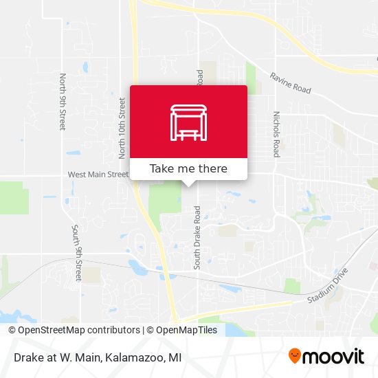 Drake at W. Main map