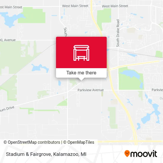 Stadium & Fairgrove map