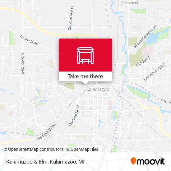 Kalamazoo & Elm map