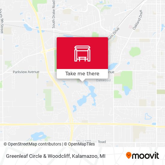 Greenleaf Circle & Woodcliff map