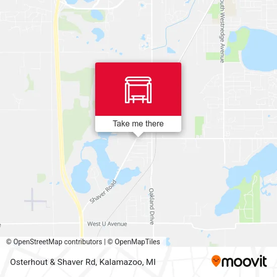 Osterhout & Shaver Rd map