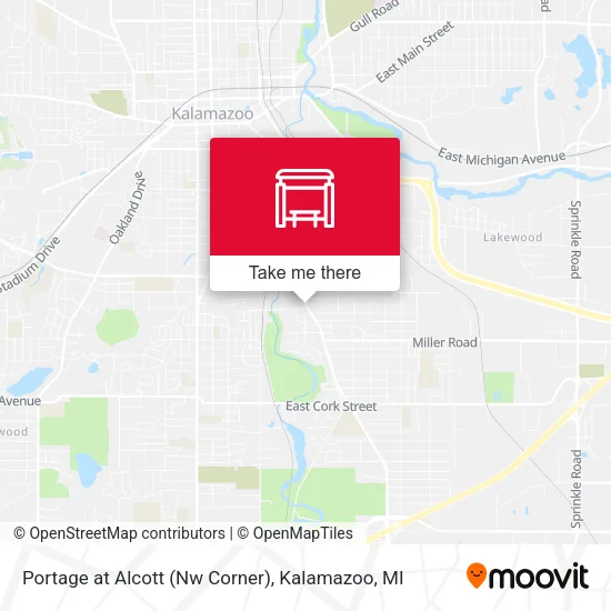 Portage at Alcott (Nw Corner) map