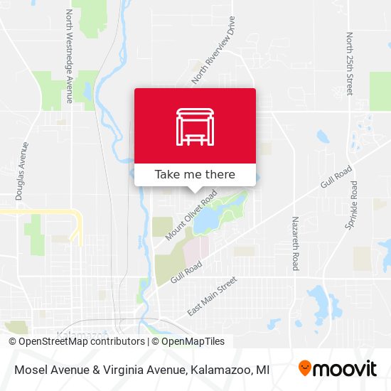 Mosel Avenue & Virginia Avenue map