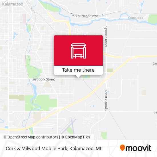 Cork & Milwood Mobile Park map