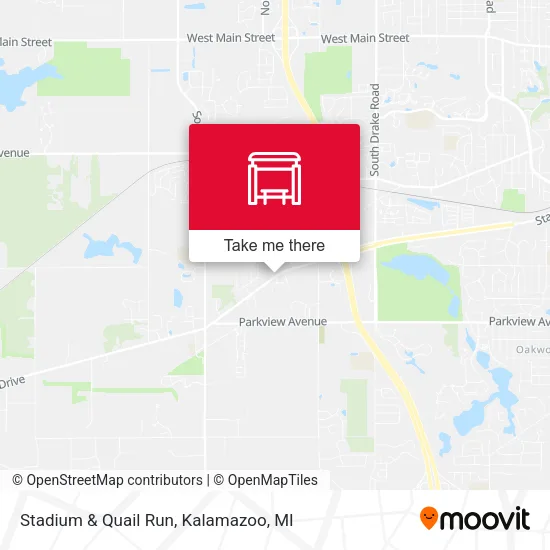 Stadium & Quail Run map