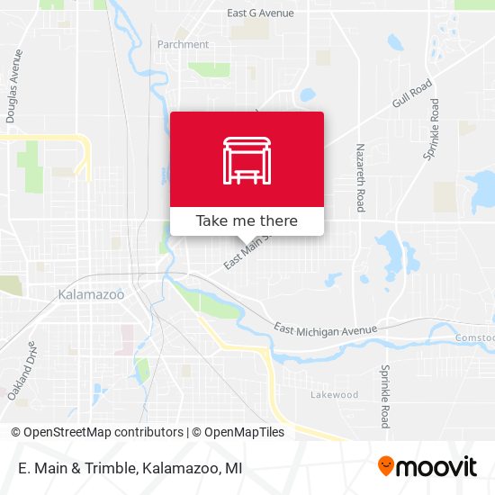 E. Main & Trimble map