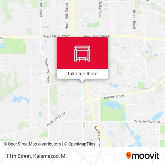 11th Street map