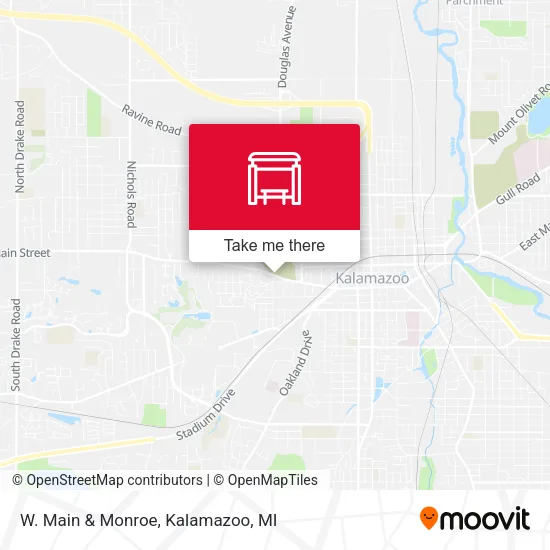 W. Main & Monroe map