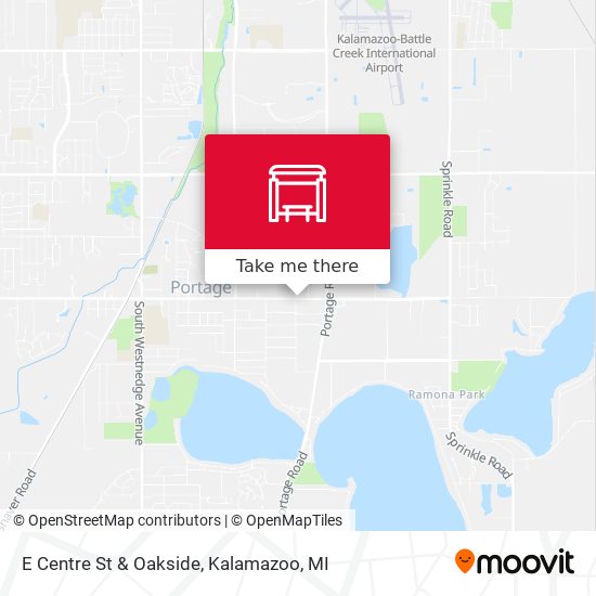 Mapa de E Centre St & Oakside