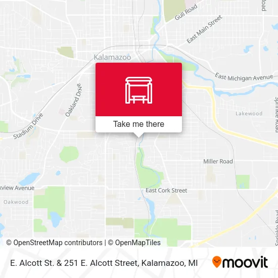 E. Alcott St. & 251 E. Alcott Street map