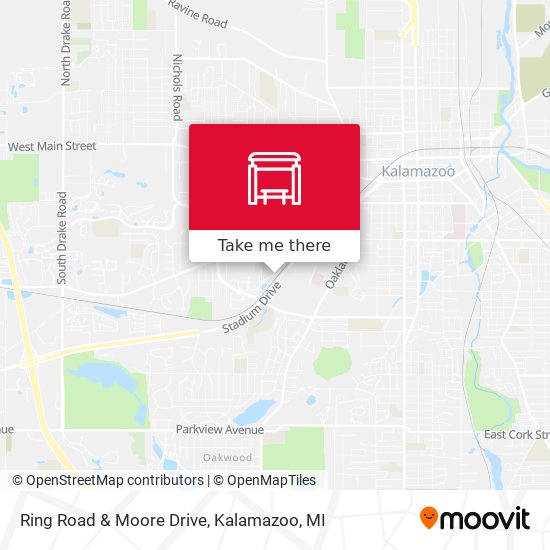 Ring Road & Moore Drive map