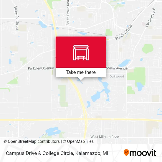 Campus Drive & College Circle map