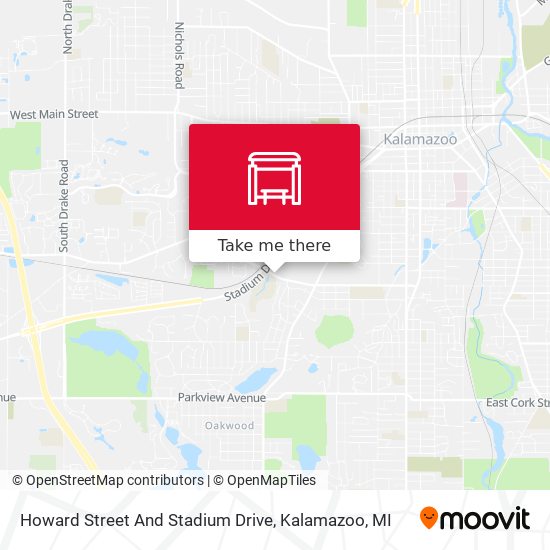 Howard Street And Stadium Drive map