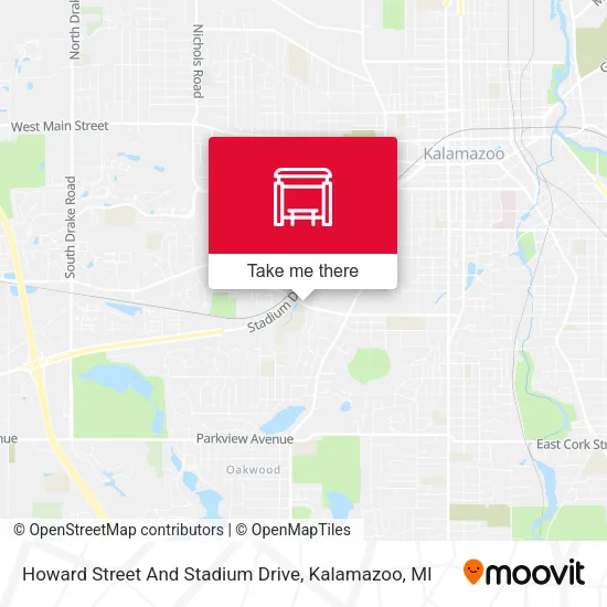 Howard Street And Stadium Drive map