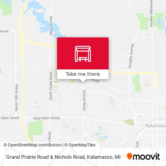 Grand Prairie Road & Nichols Road map