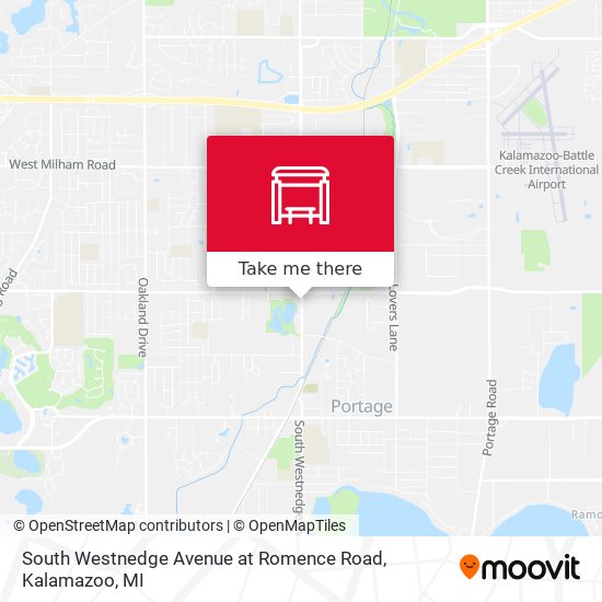 South Westnedge Avenue at Romence Road map