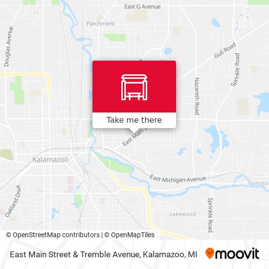 East Main Street & Tremble Avenue map