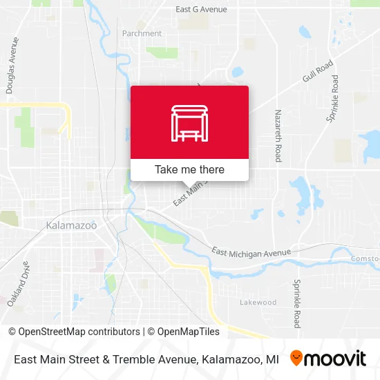 Mapa de East Main Street & Tremble Avenue