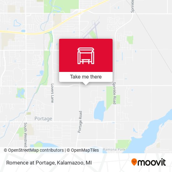 Romence at Portage map