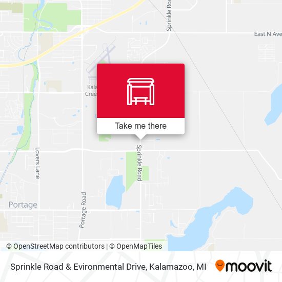 Sprinkle Road & Evironmental Drive map