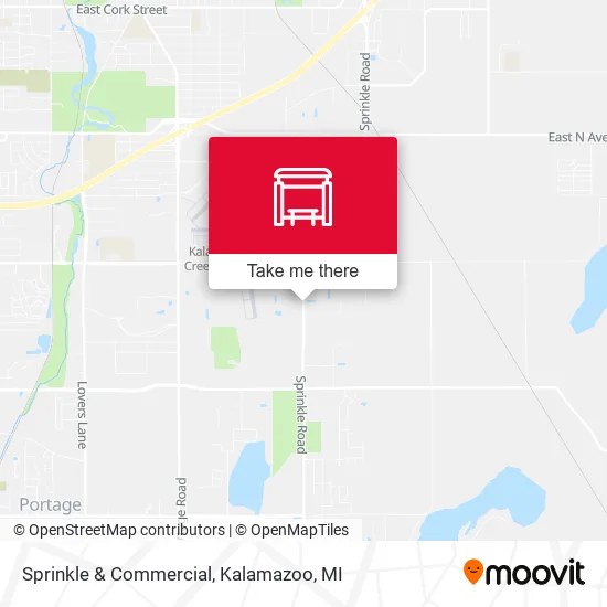Sprinkle & Commercial map